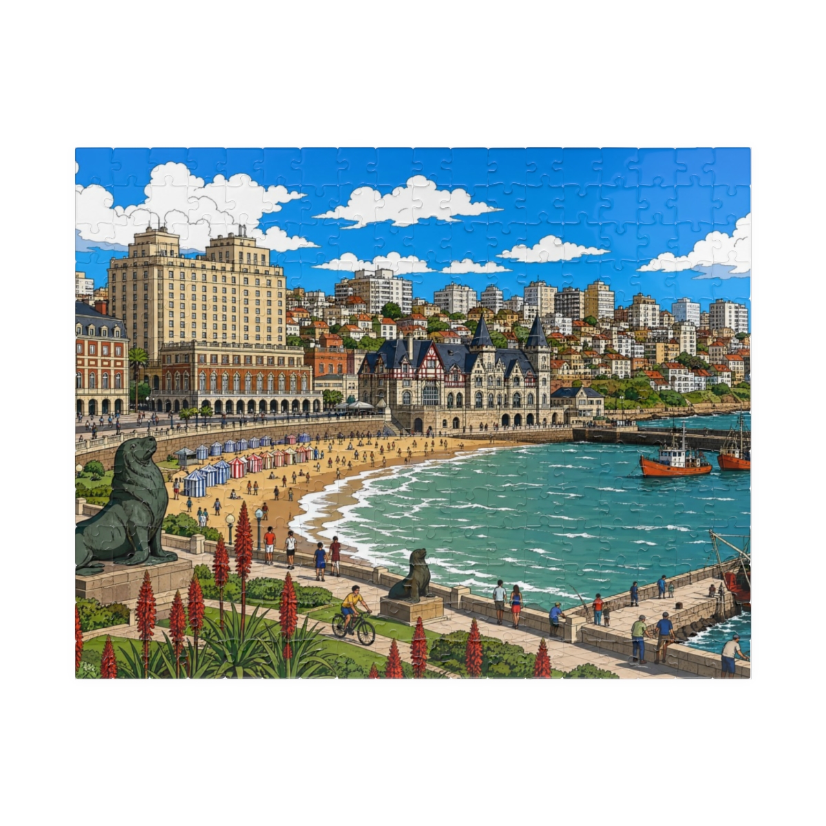 Mar del Plata city puzzle