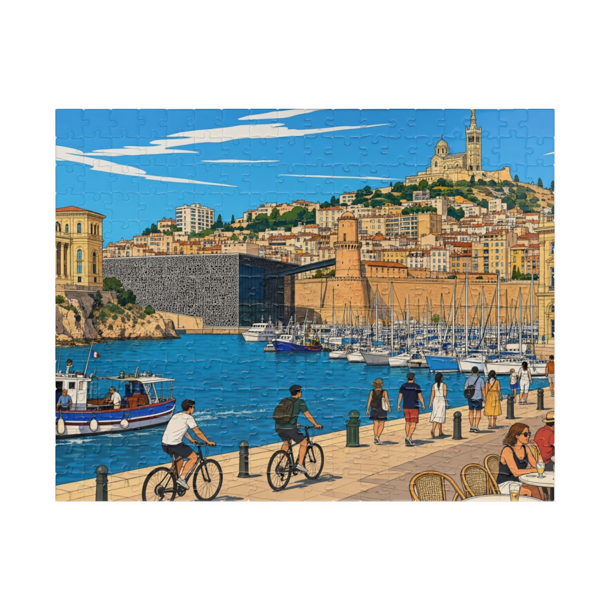 Marseille city puzzle