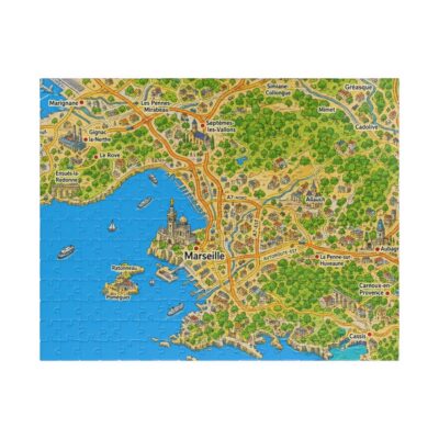 Marseille — Map Puzzle