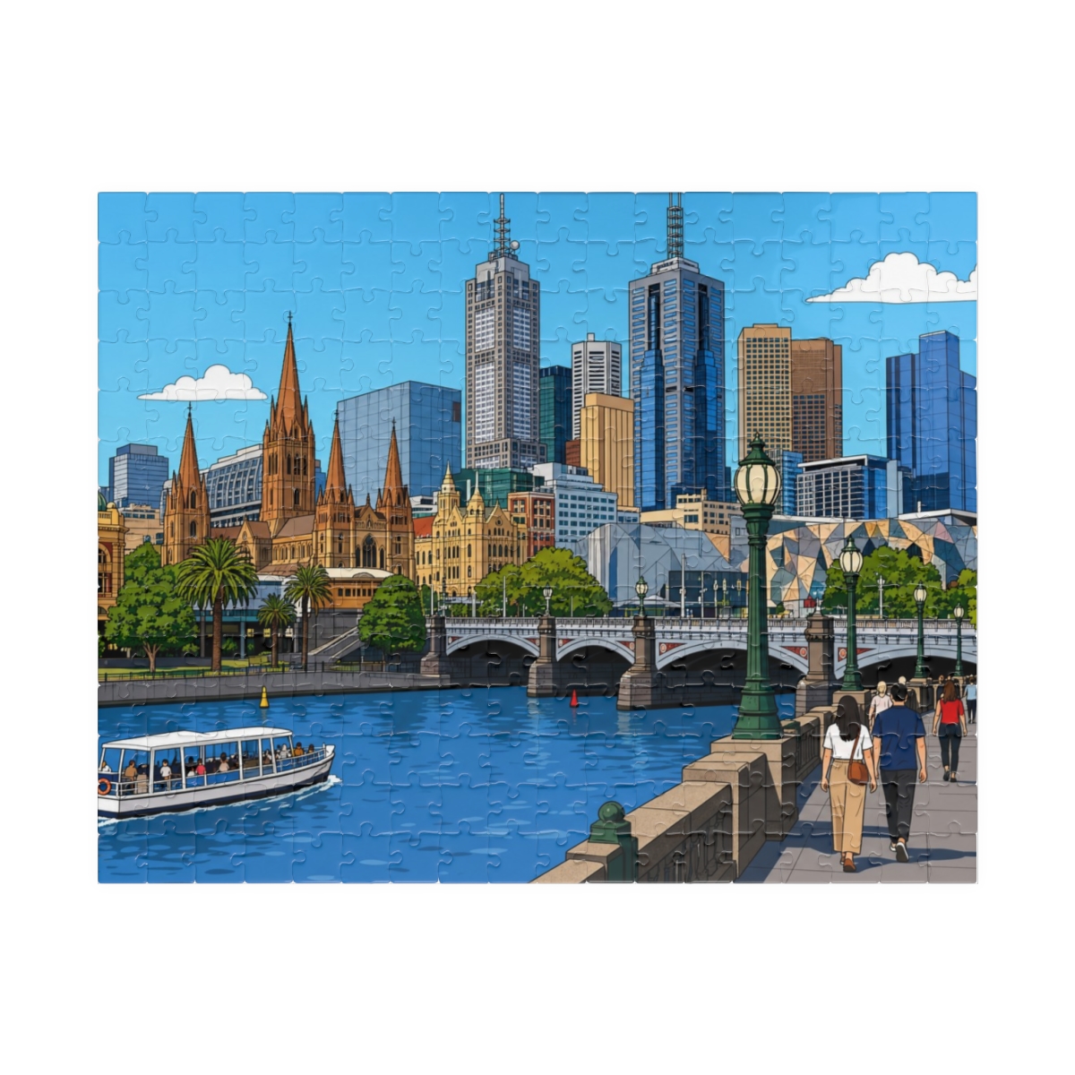 Melbourne city puzzle