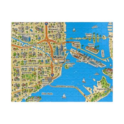 Miami — Map Puzzle