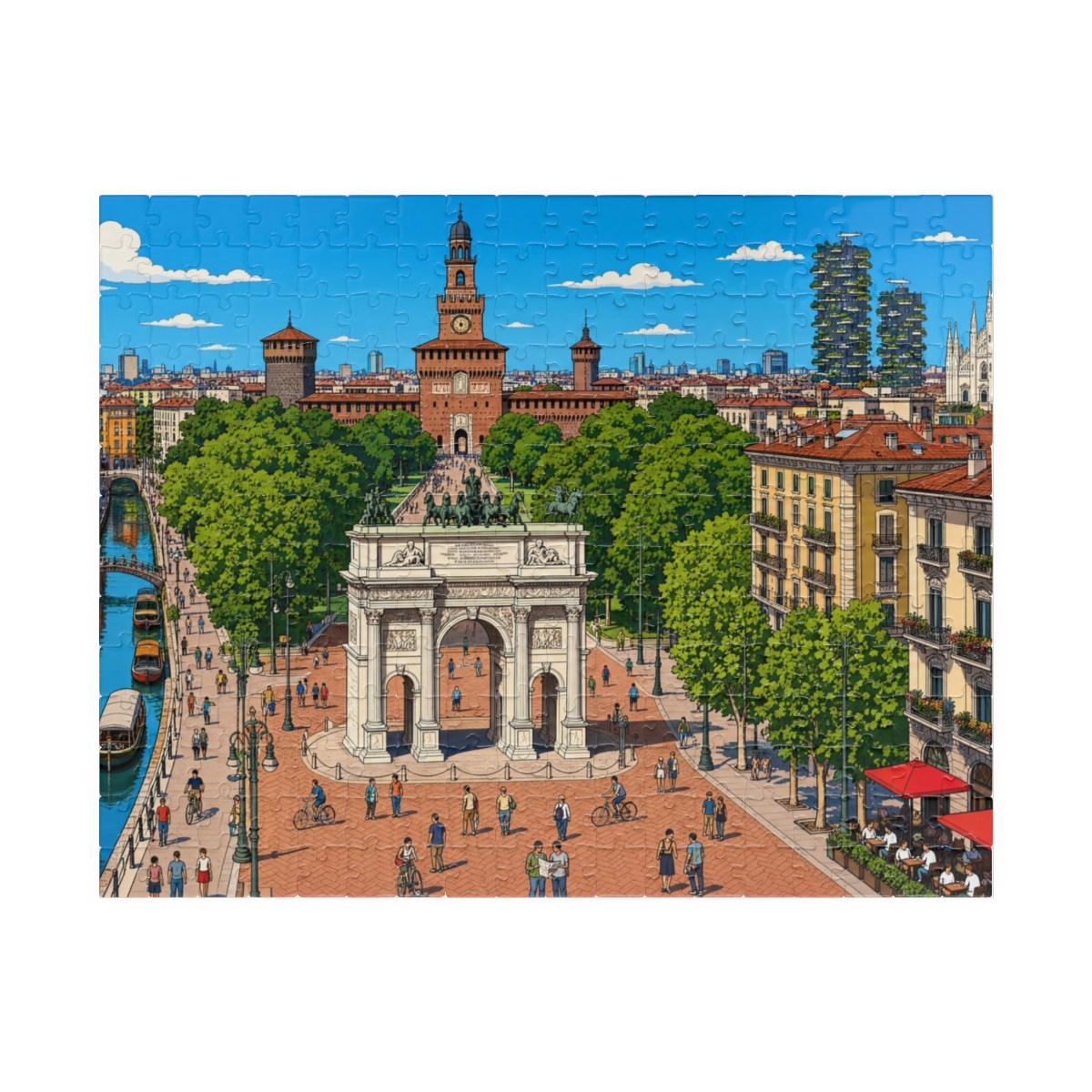 Milan city puzzle