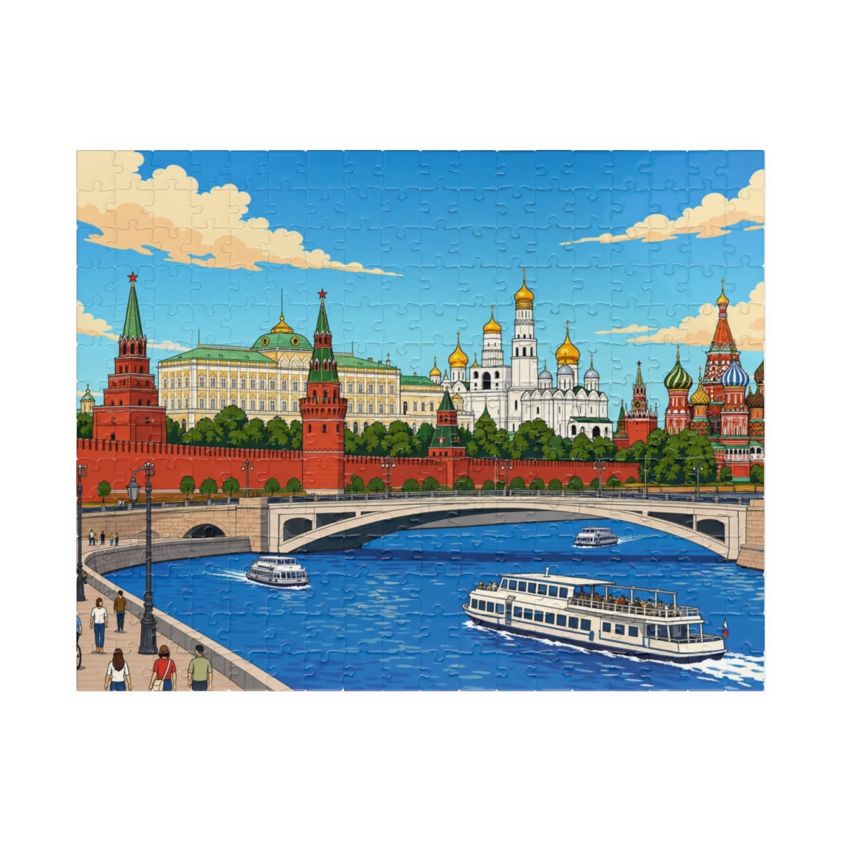 Moscow city puzzle