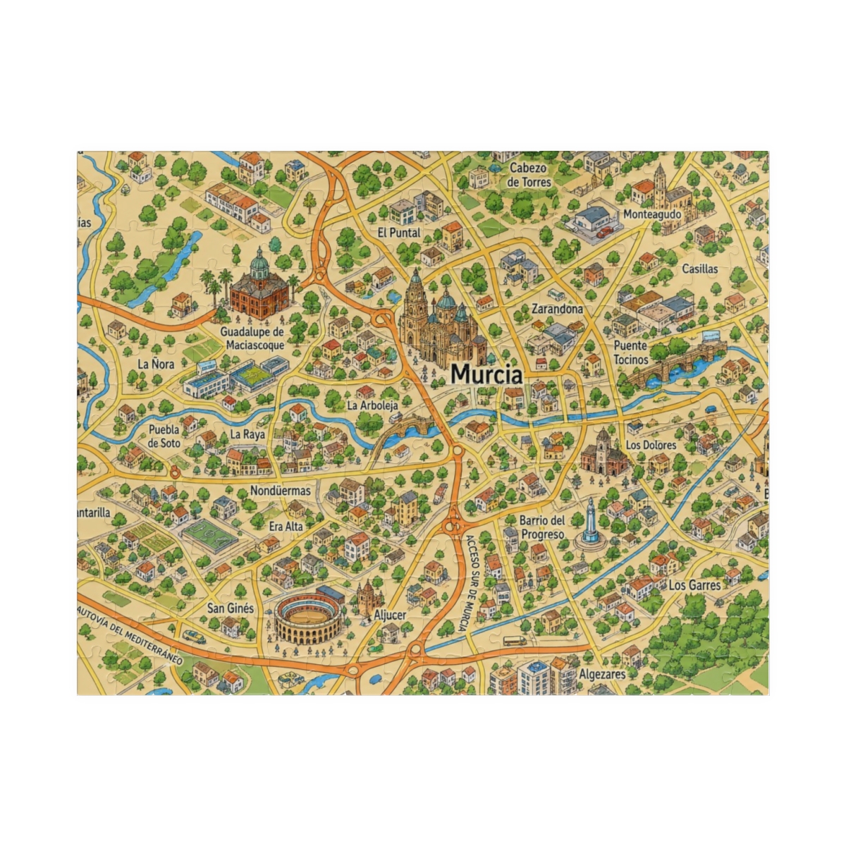 Murcia map puzzle