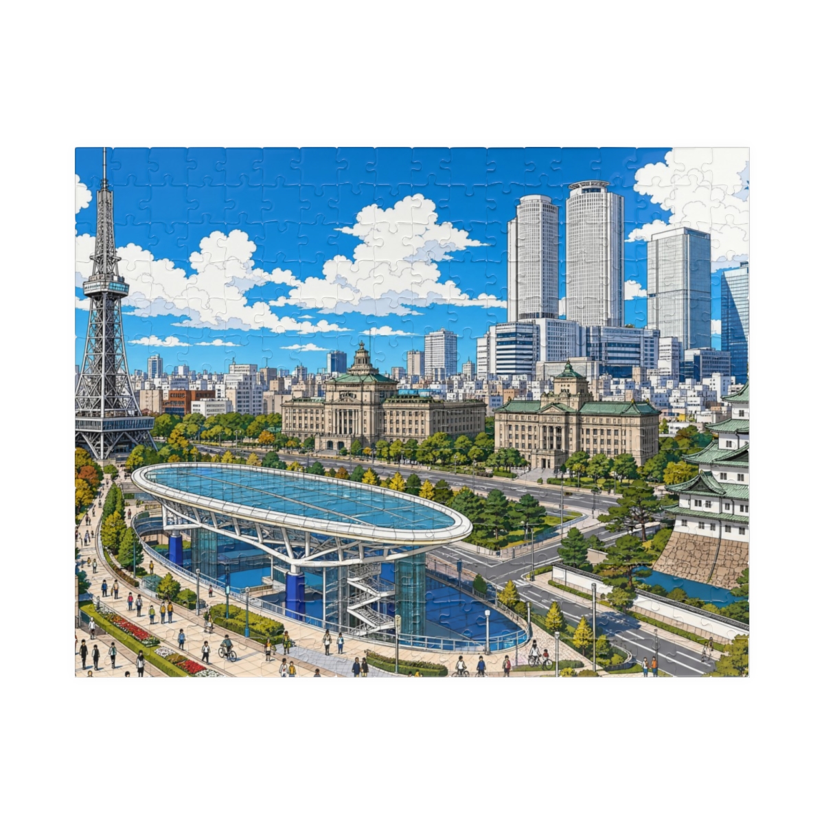 Nagoya city puzzle
