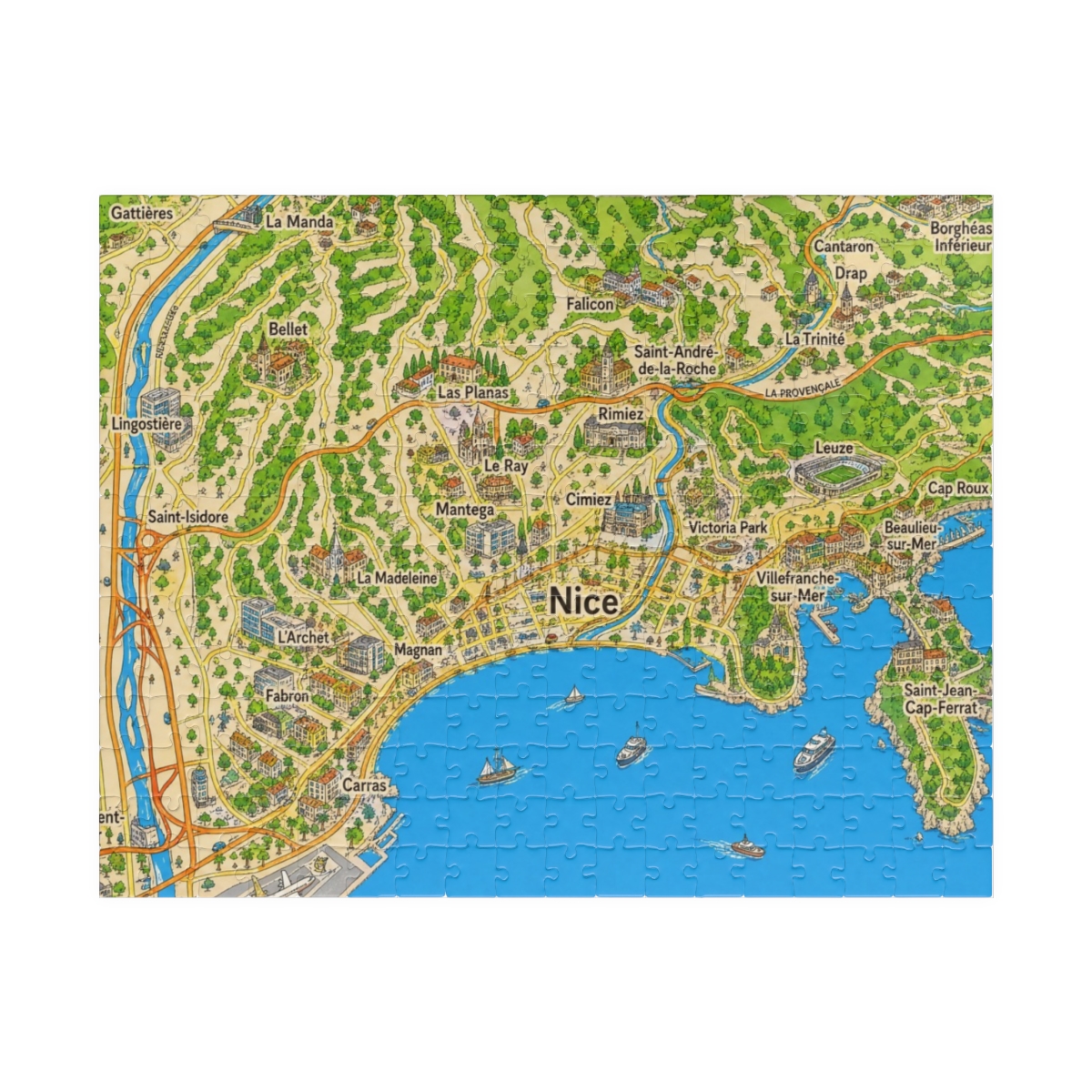 Nice map puzzle
