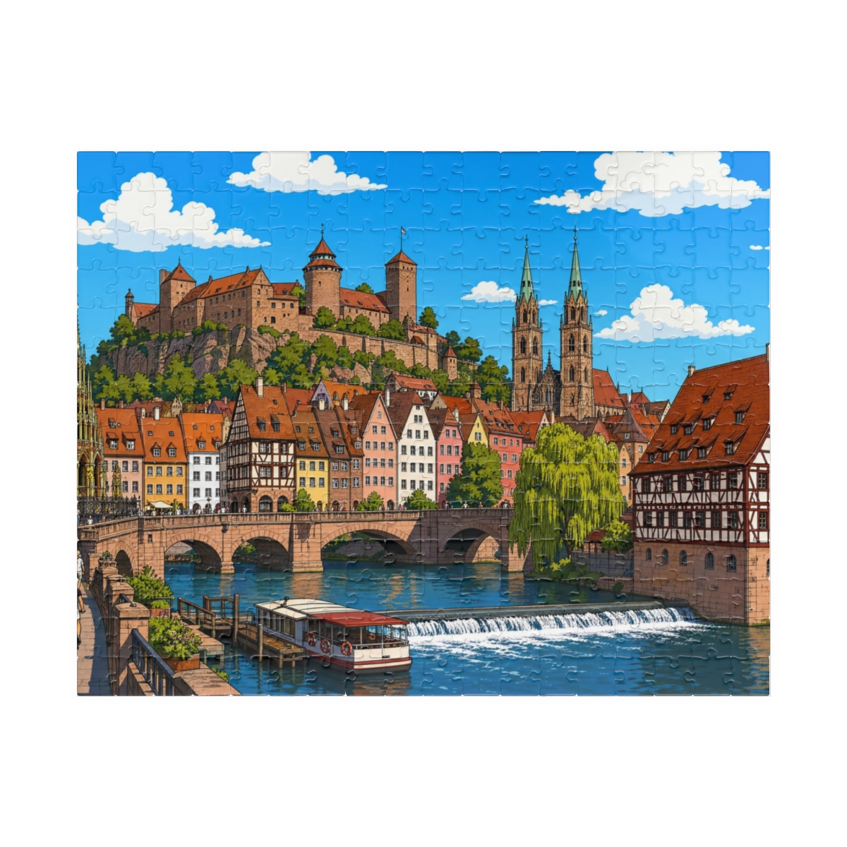 Nuremberg city puzzle