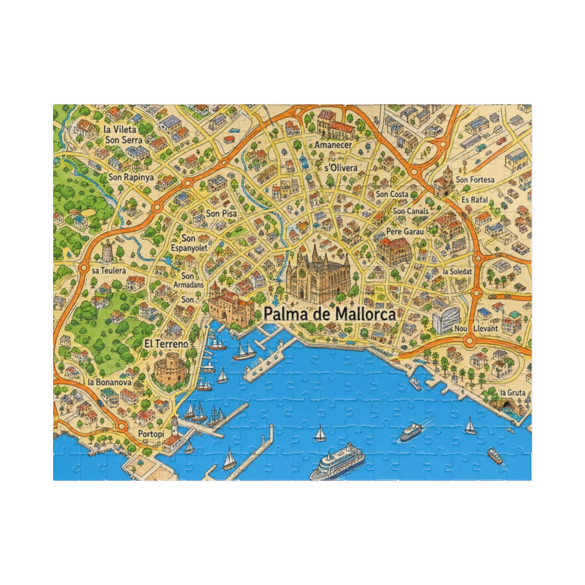 Palma map puzzle