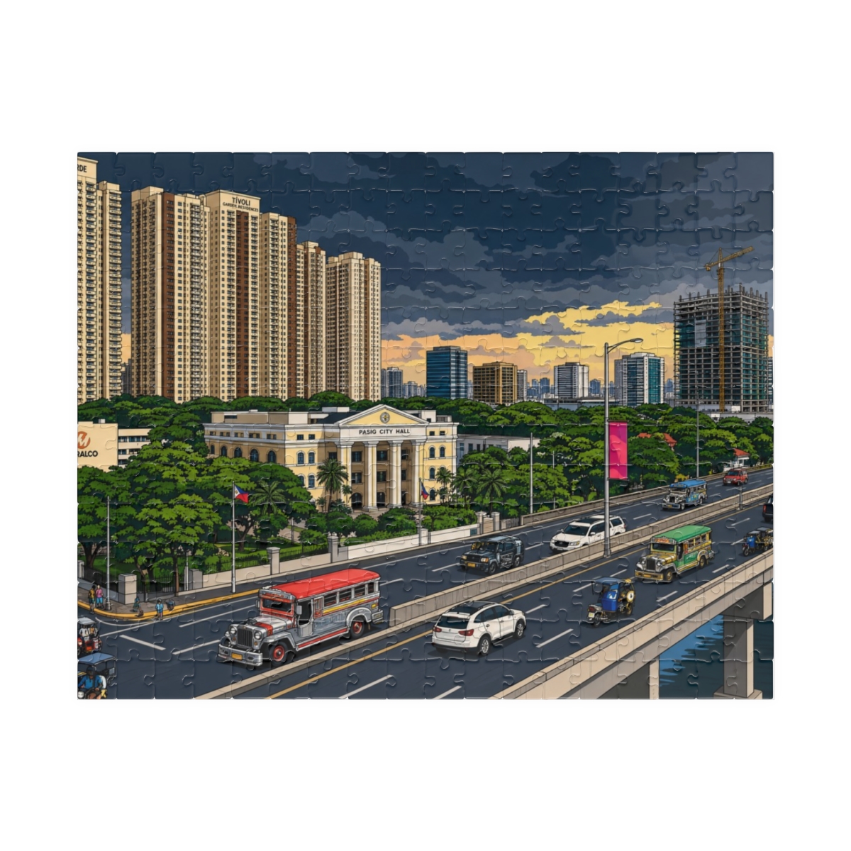 Pasig City city puzzle