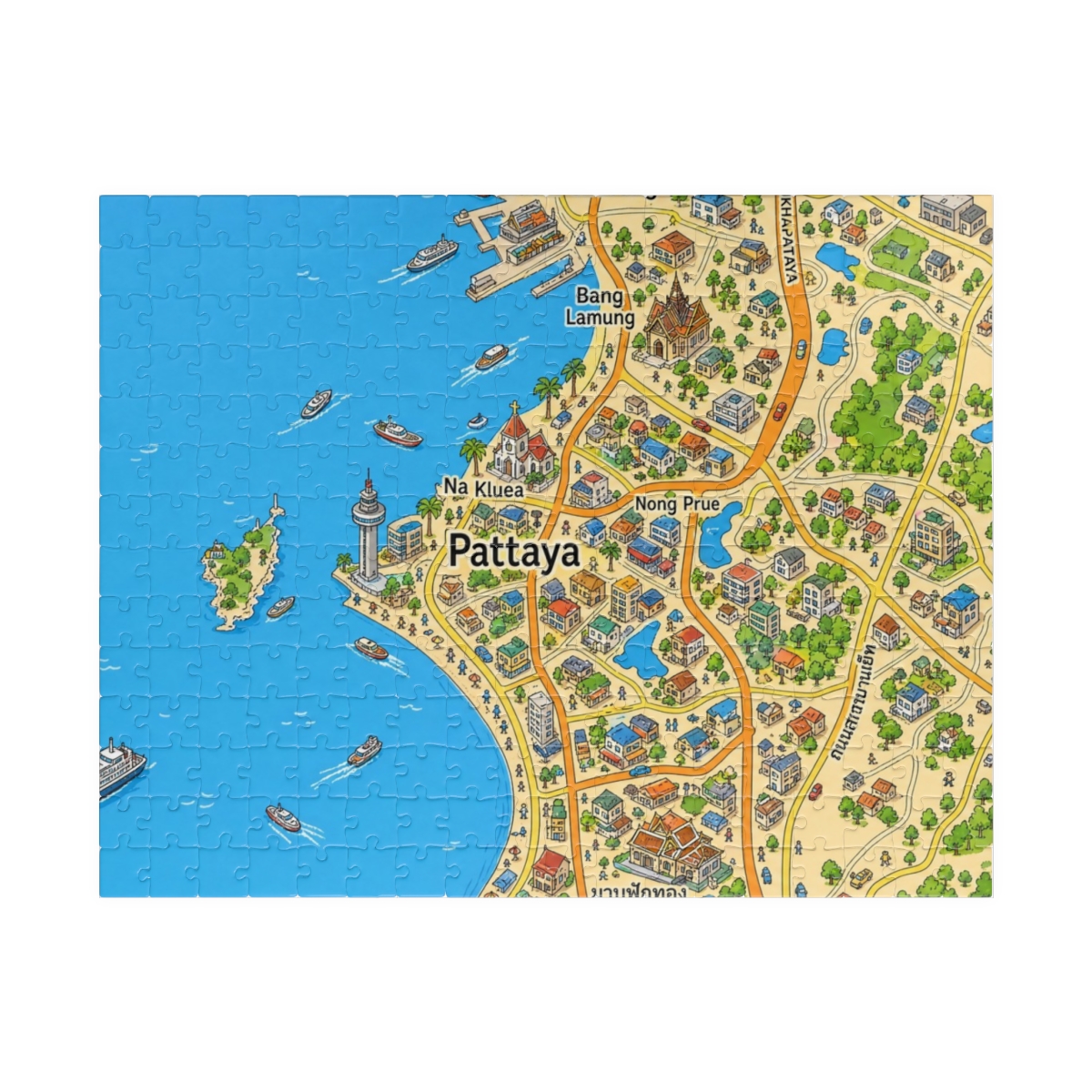 Phatthaya map puzzle