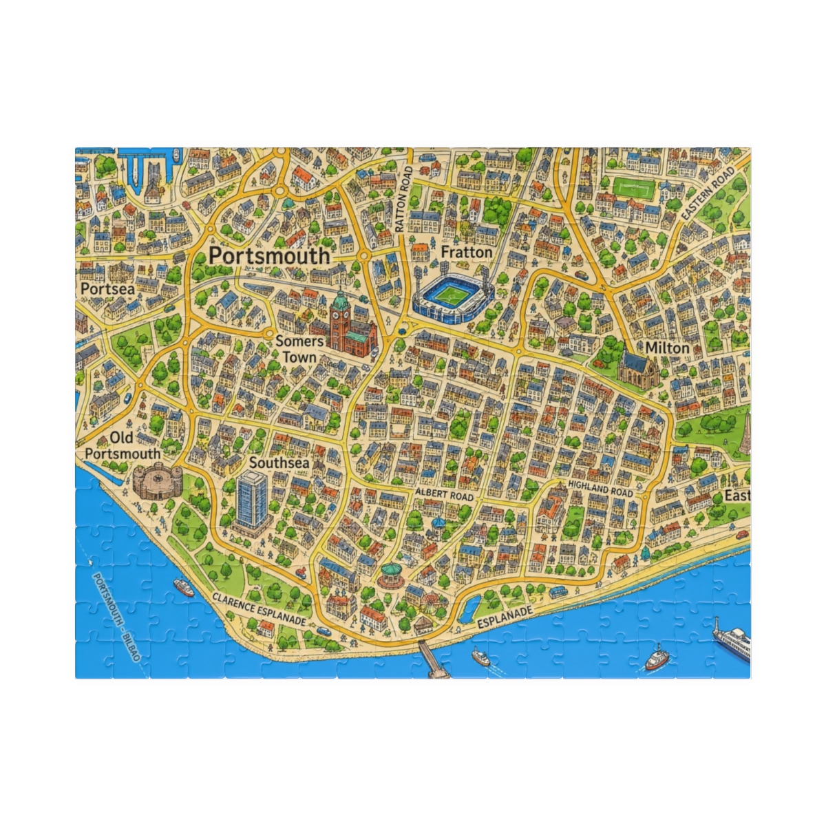 Portsmouth map puzzle