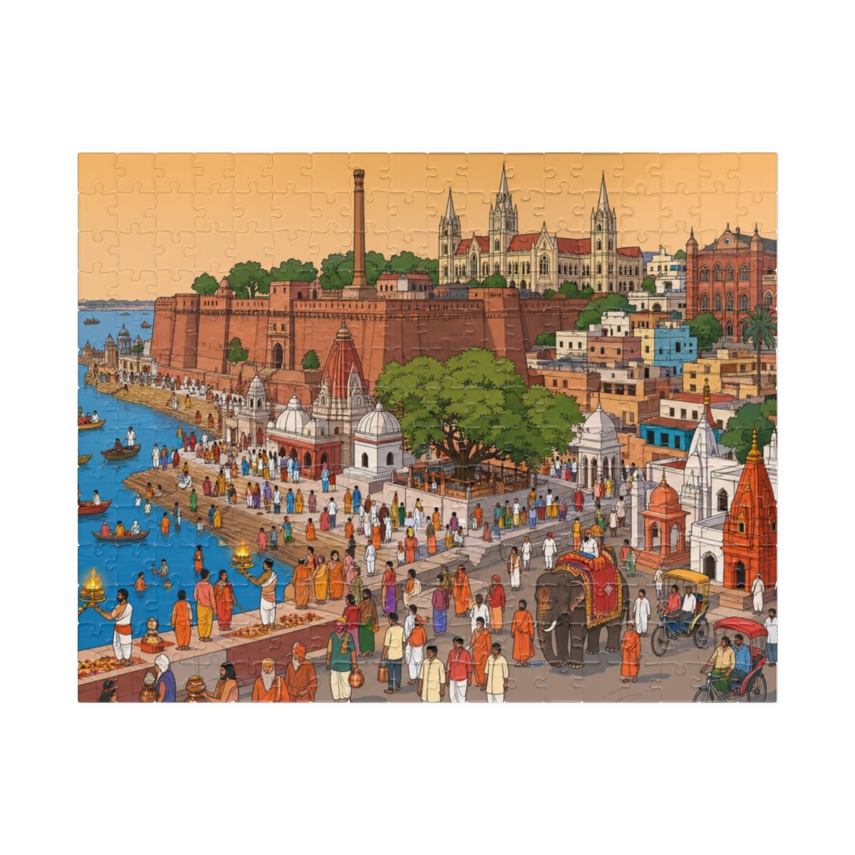 Prayagraj city puzzle