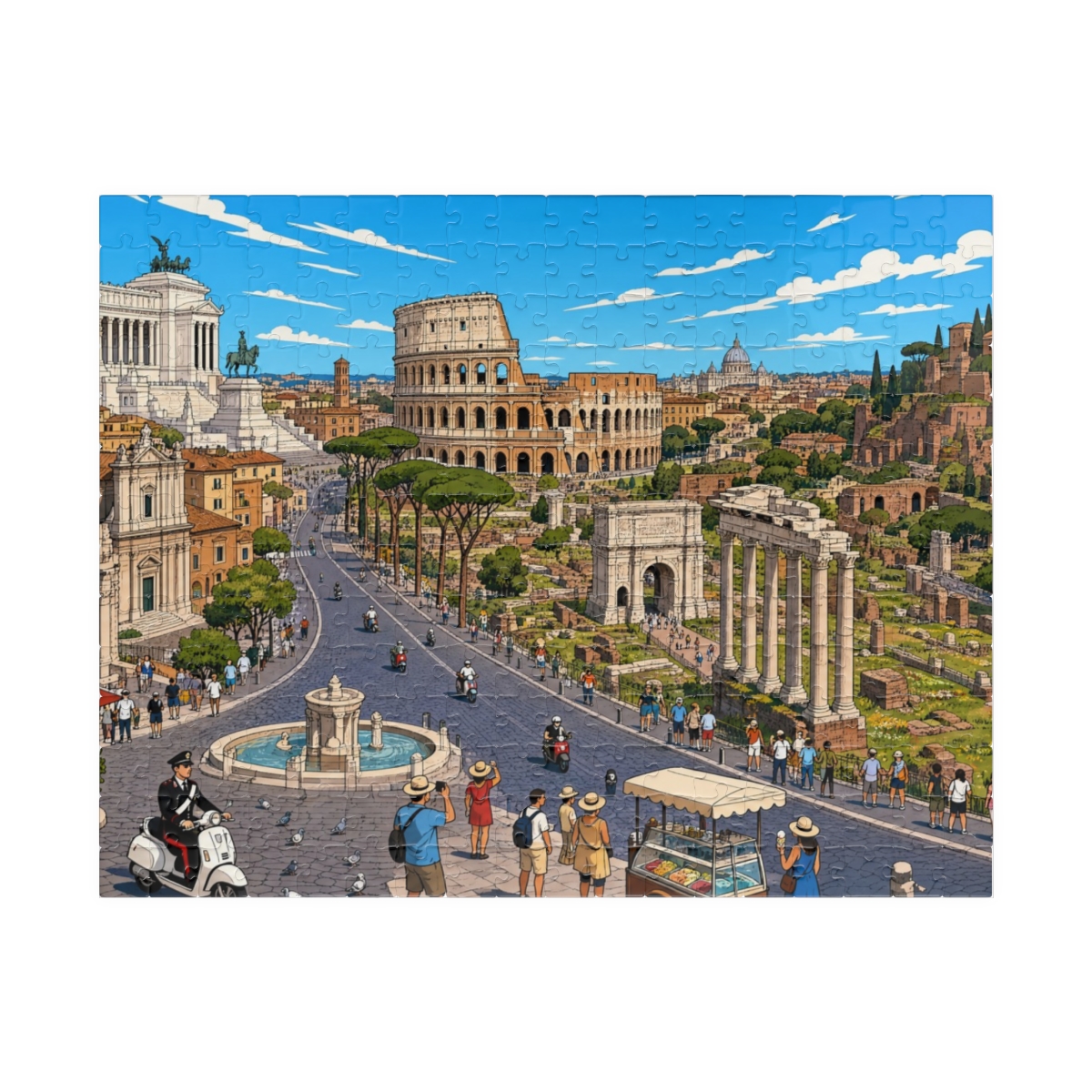 Rome city puzzle