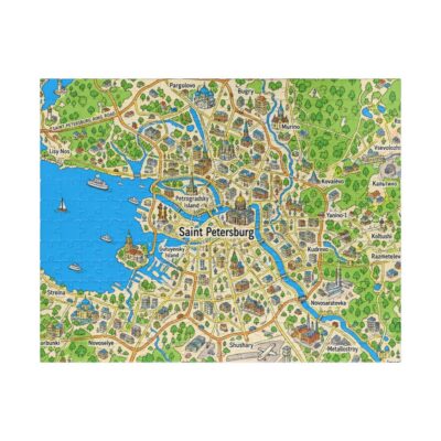 Saint Petersburg — Map Puzzle