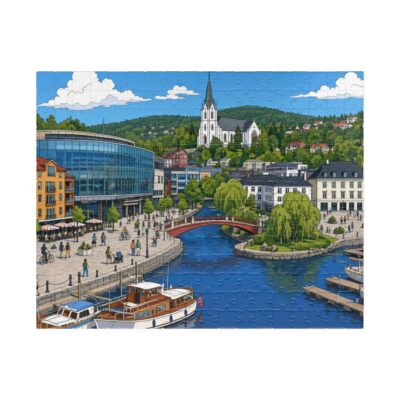Sandvika — City Puzzle