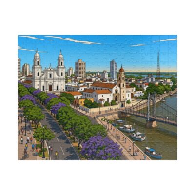 Santa Fe — City + Map Puzzle Set