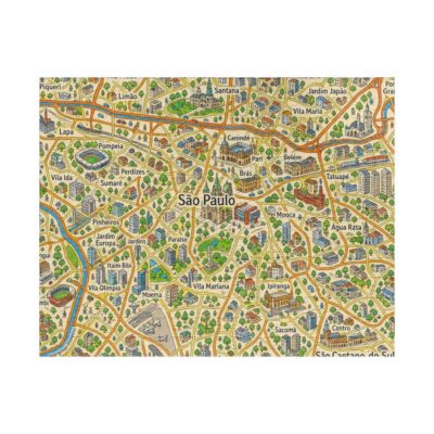 São Paulo — Map Puzzle
