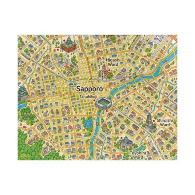 Sapporo — Map Puzzle