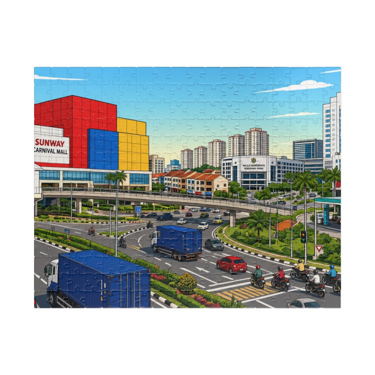Seberang Jaya city puzzle