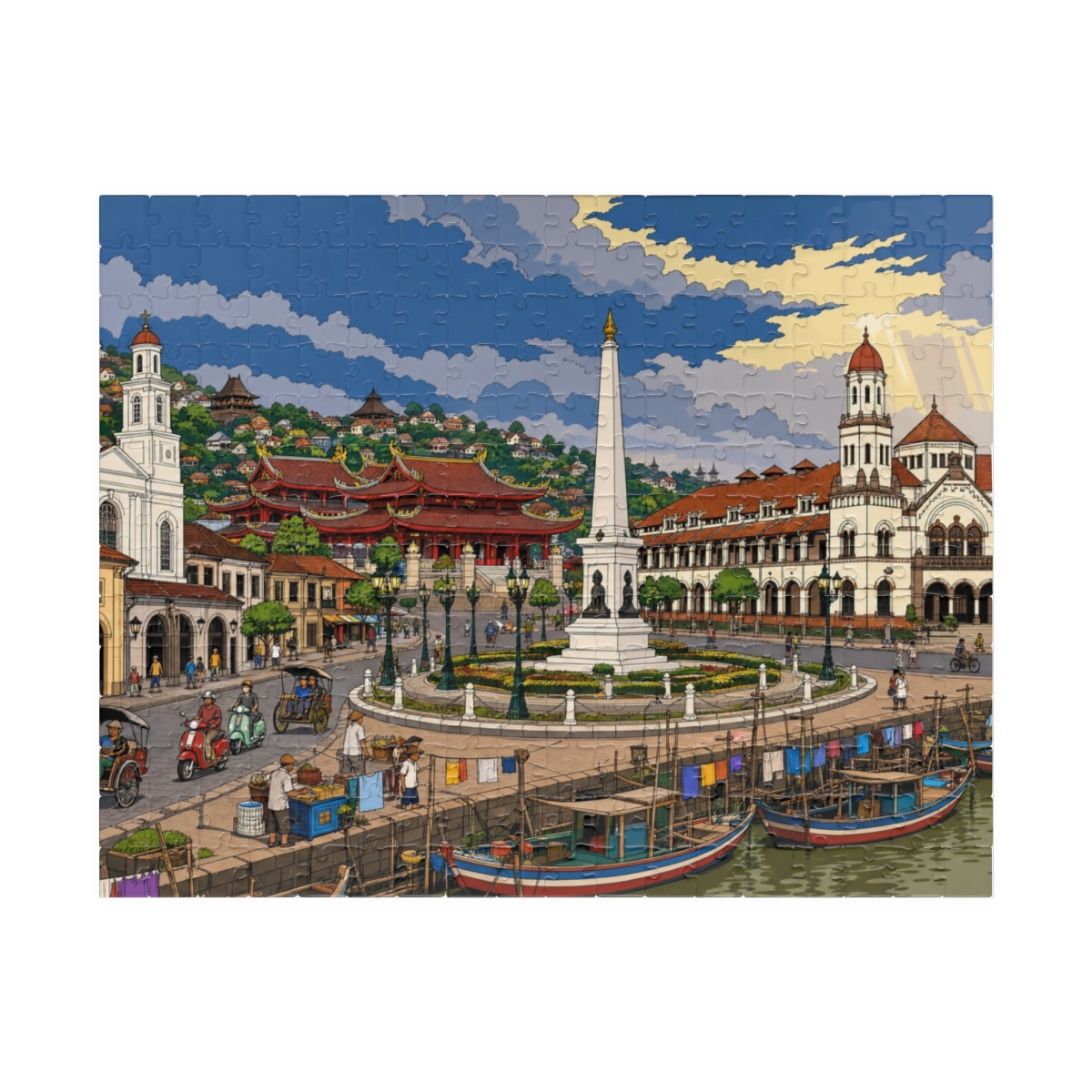 Semarang city puzzle
