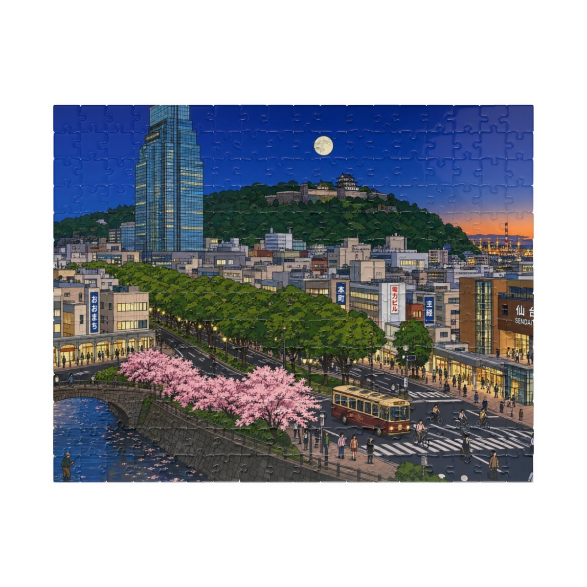Sendai city puzzle