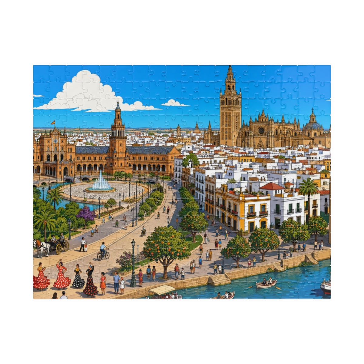 Sevilla city puzzle