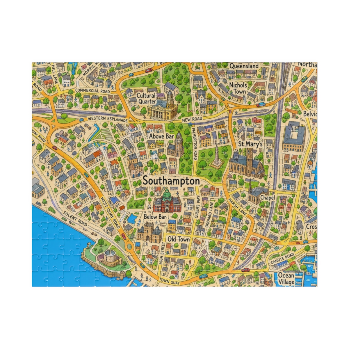Southampton map puzzle