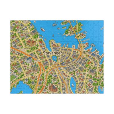 Stavanger Map Puzzle