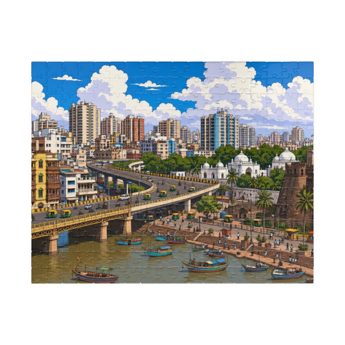 Sūrat city puzzle