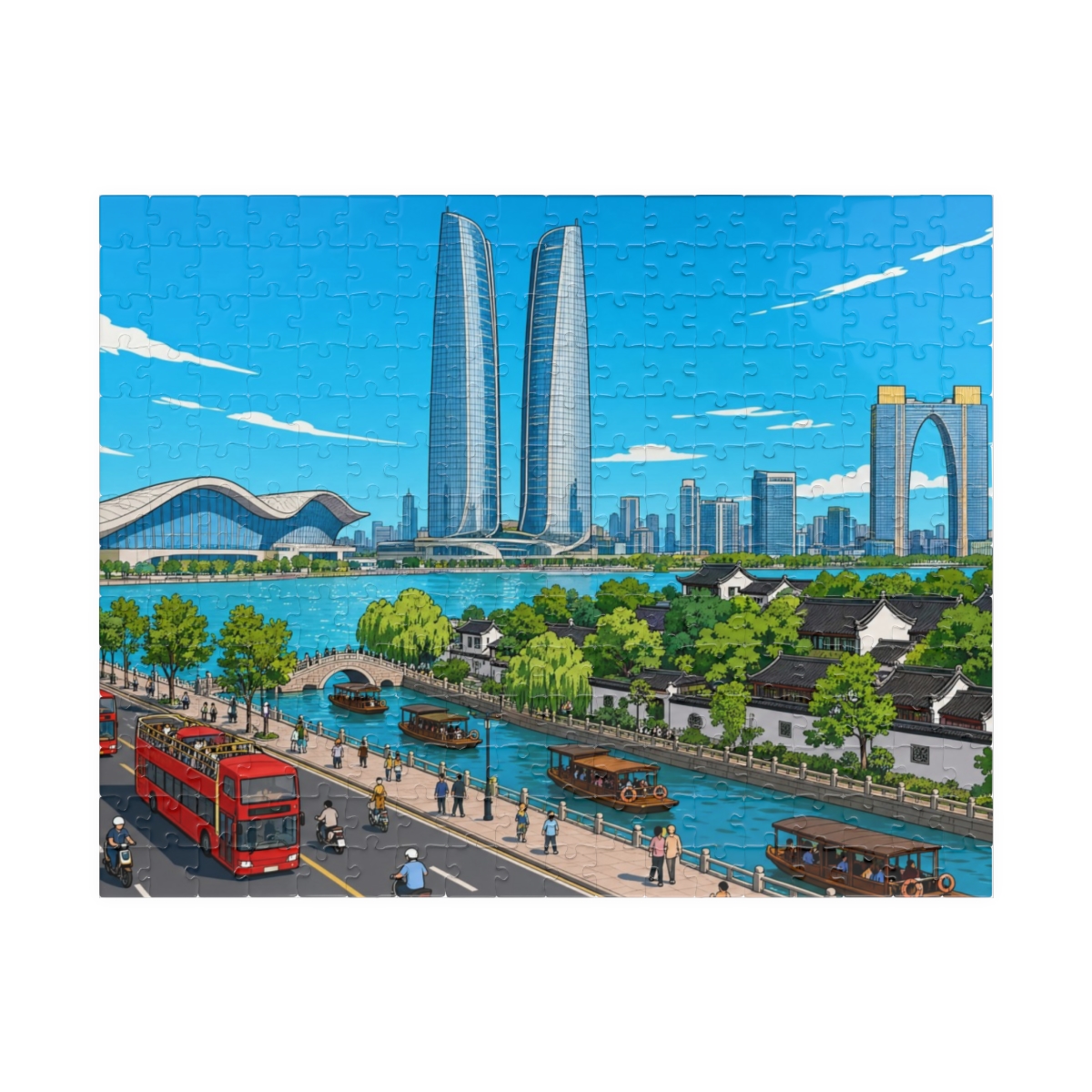 Suzhou city puzzle