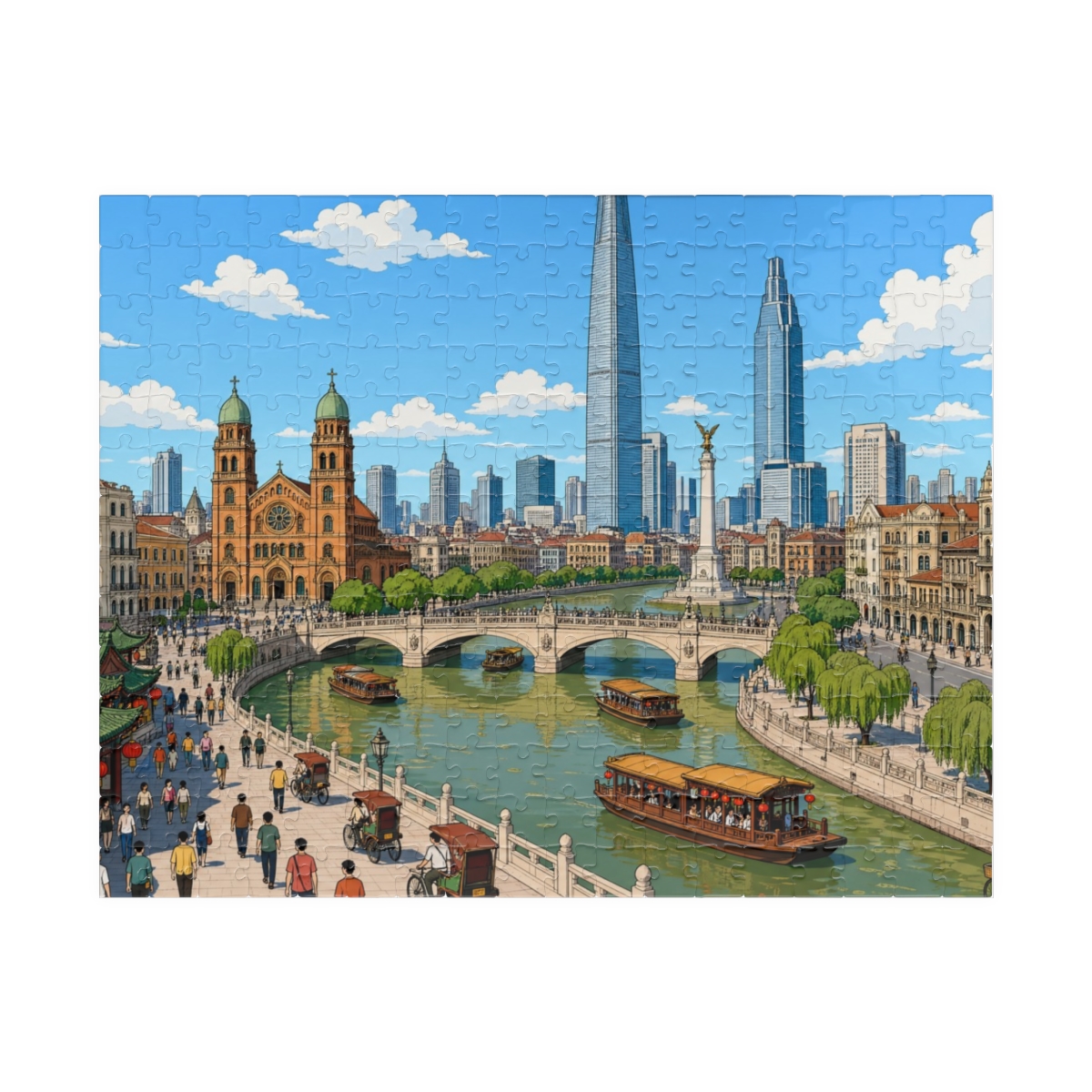 Tianjin city puzzle