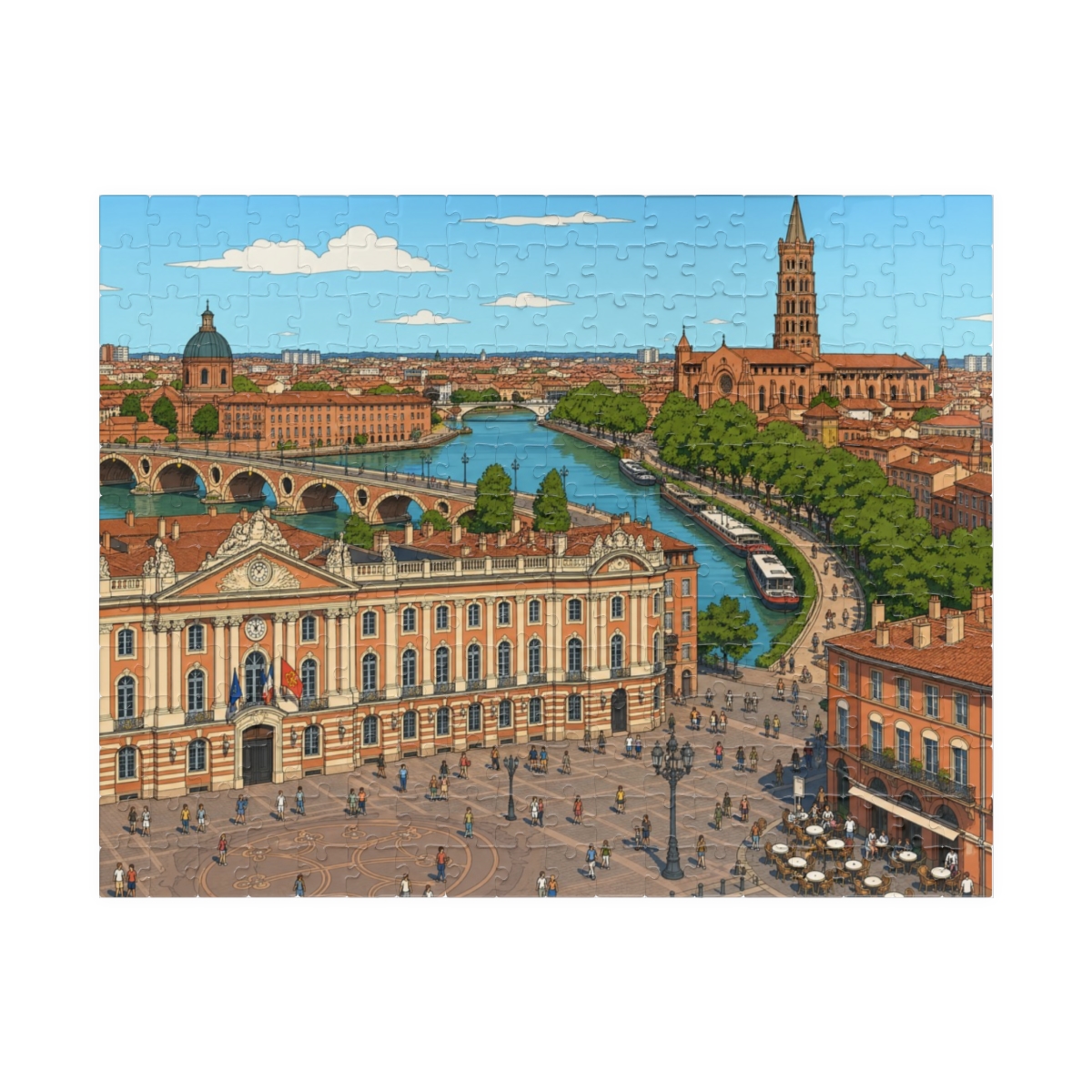 Toulouse city puzzle