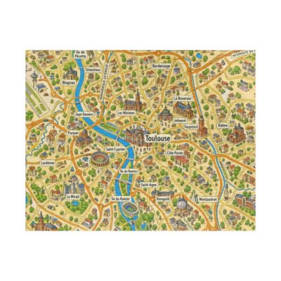 Toulouse — Map Puzzle