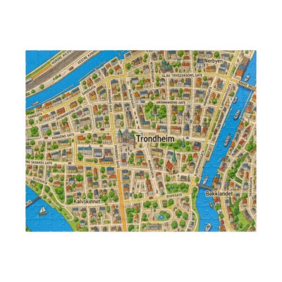 Trondheim Map Puzzle