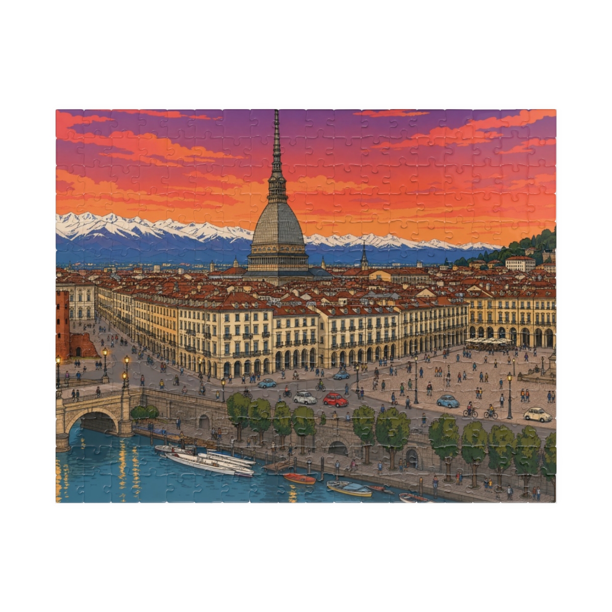 Turin city puzzle