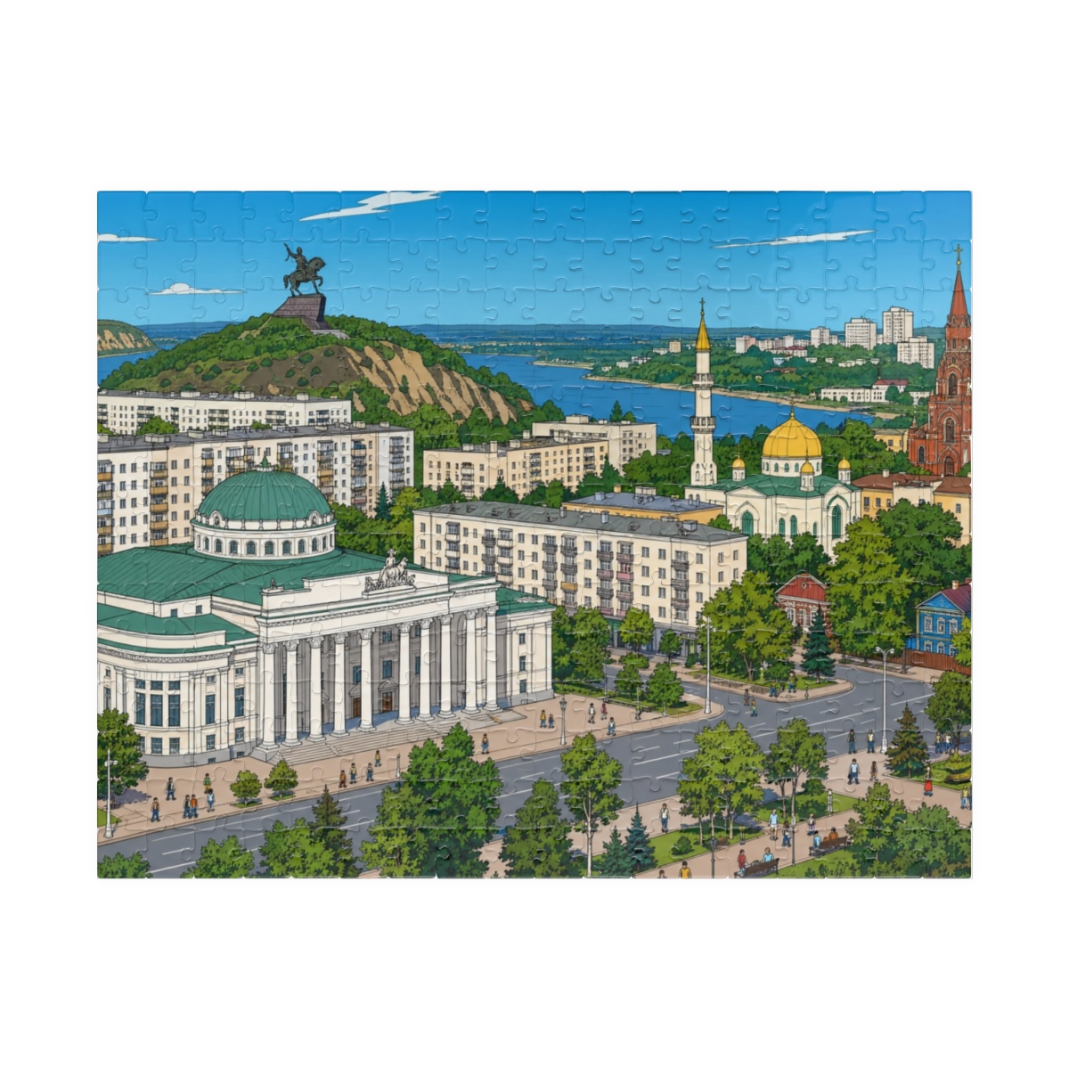 Ufa city puzzle