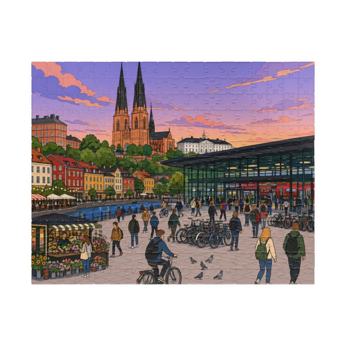 Uppsala city puzzle
