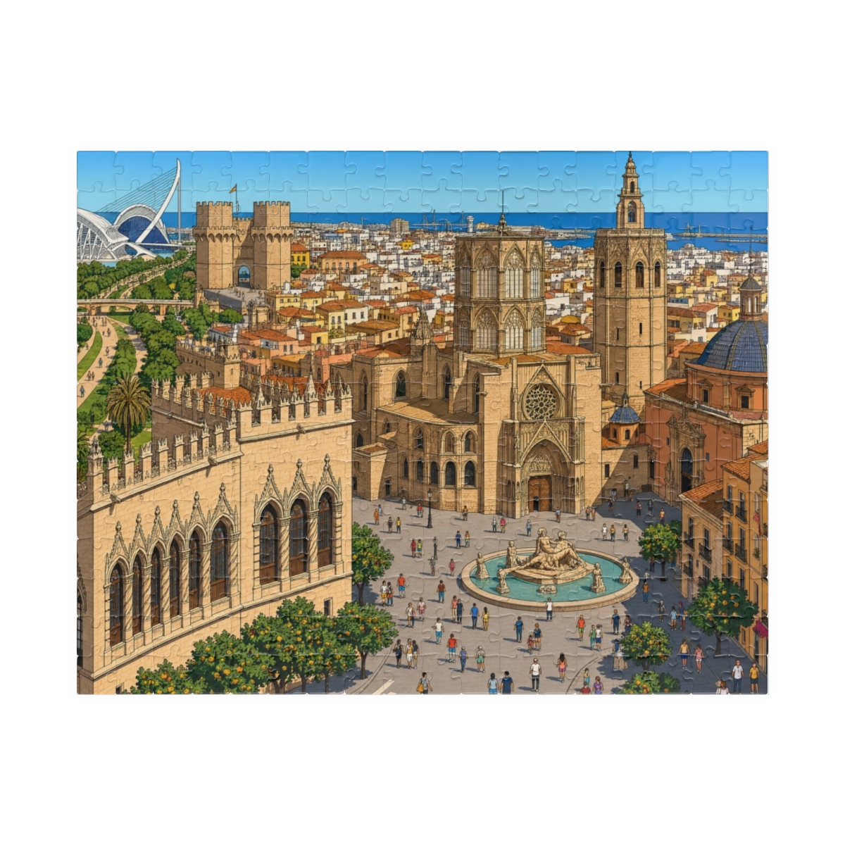 Valencia city puzzle