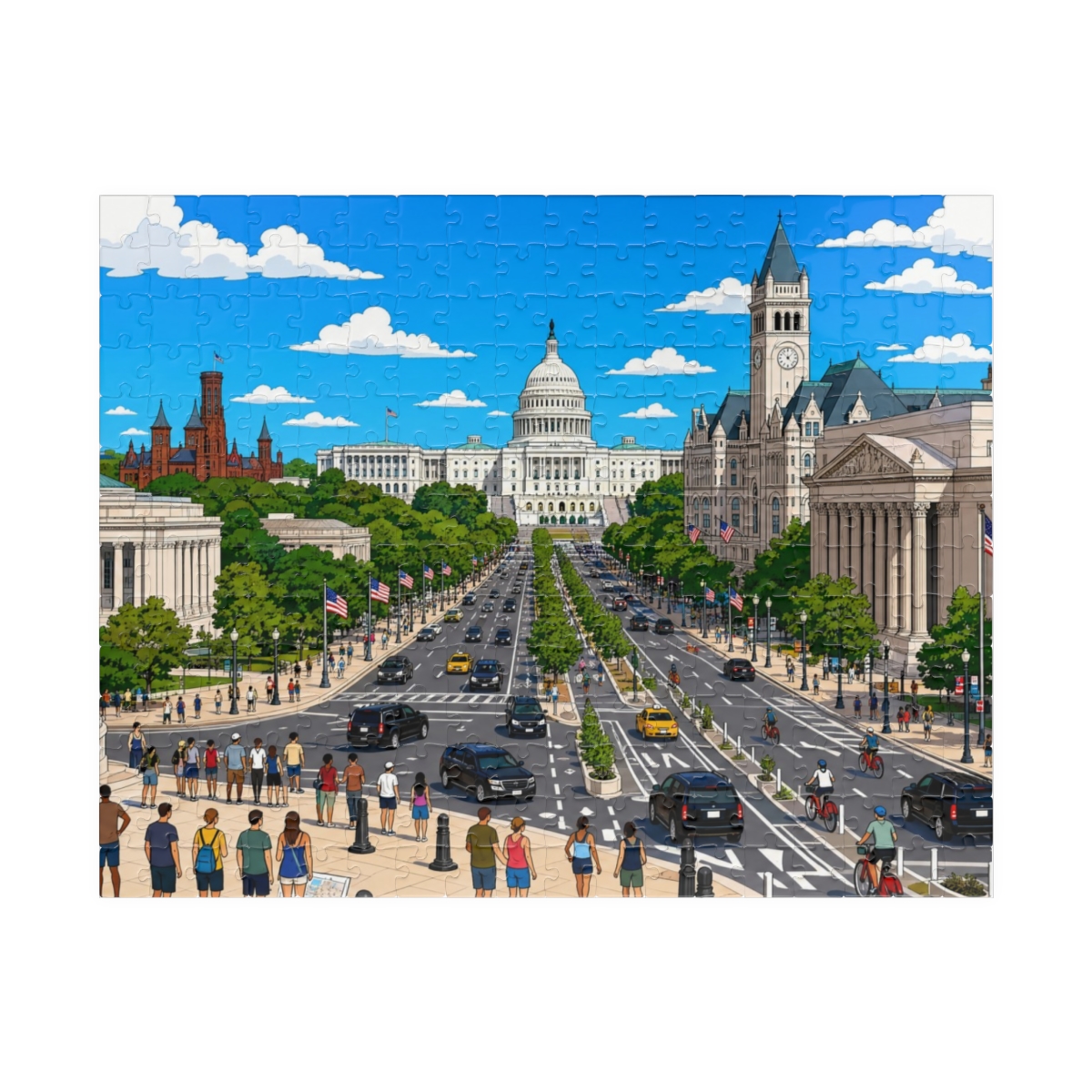 Washington D.C. city puzzle