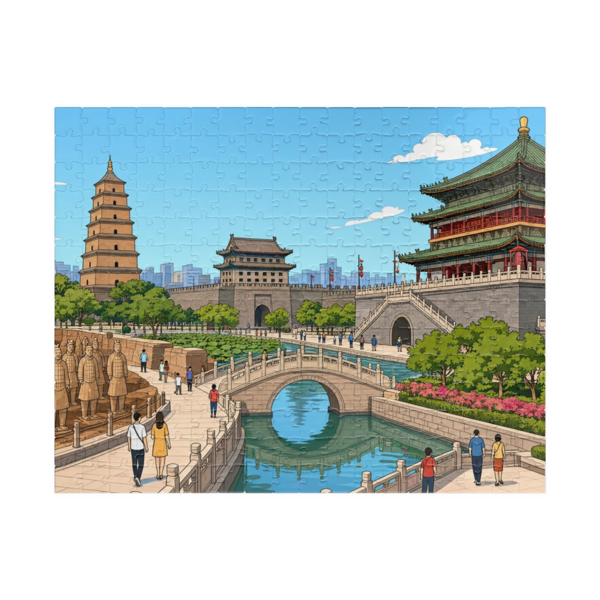 Xi'an city puzzle