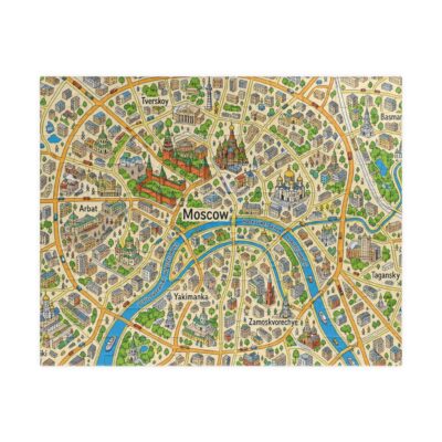 Moscow — Map Puzzle