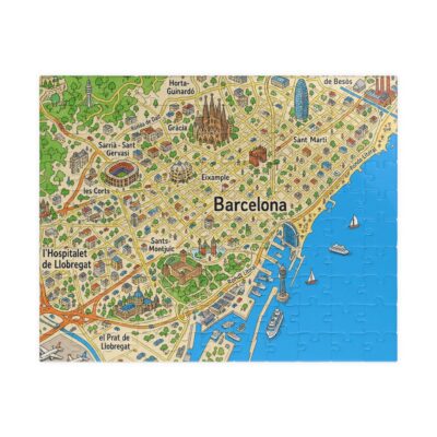 Barcelona — Map Puzzle