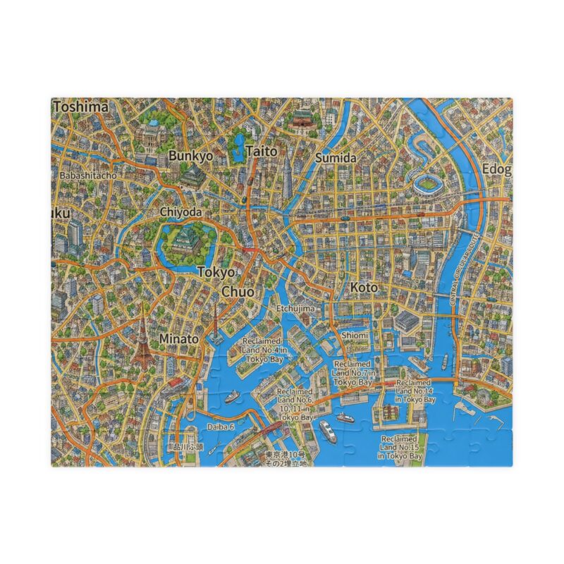 Tokyo — Map Puzzle