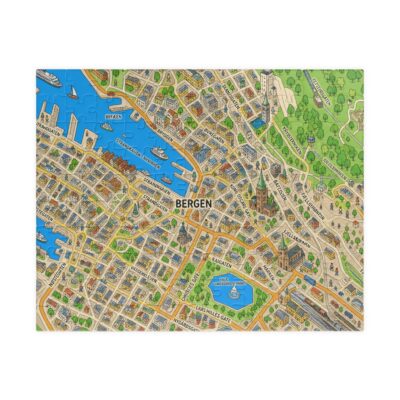 Bergen — Map Puzzle