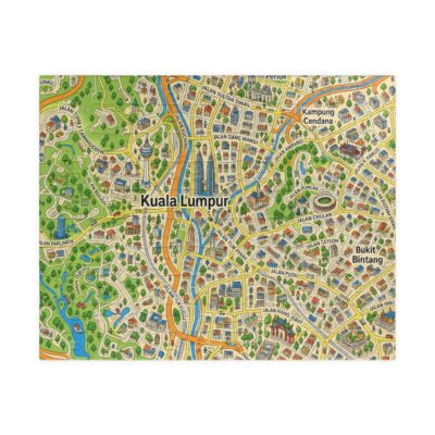 Kuala Lumpur — Map Puzzle