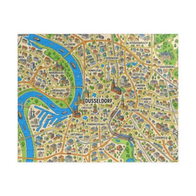 Düsseldorf — Map Puzzle