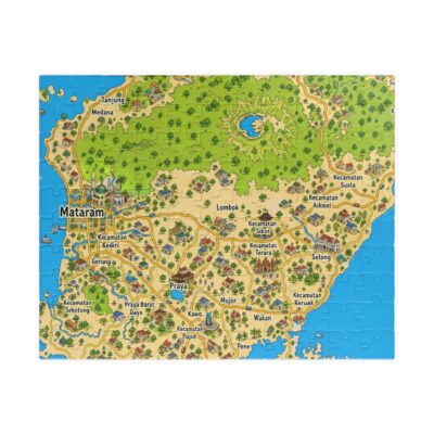 Lombok — Map Puzzle