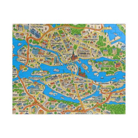 Stockholm — Map Puzzle