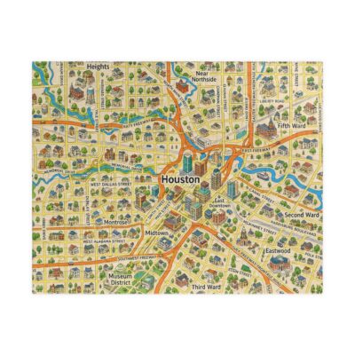 Houston — Map Puzzle