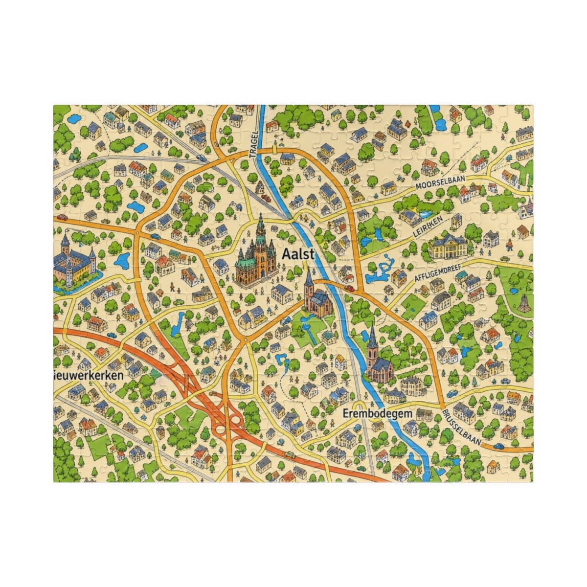 Aalst map puzzle